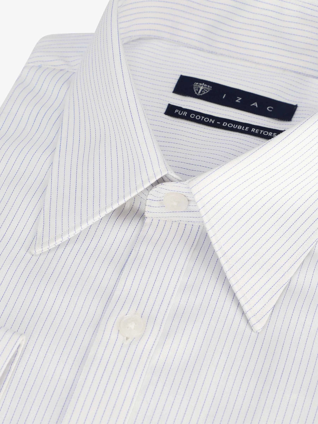 Chemise à rayures blanches - IZAC