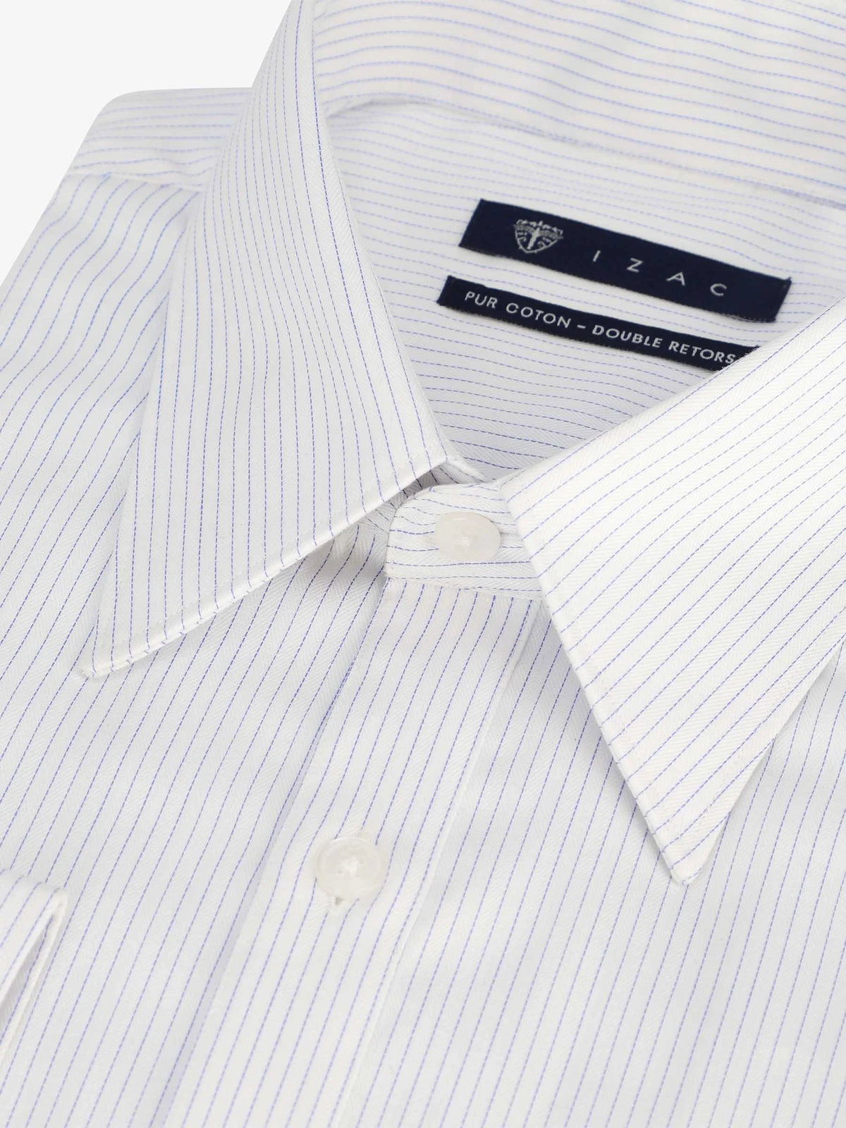 Chemise à rayures blanches - IZAC