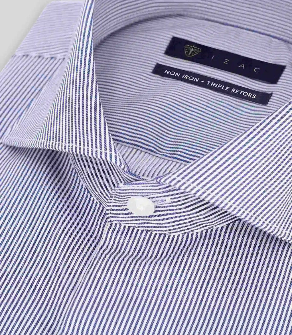 Chemise non iron marine - IZAC