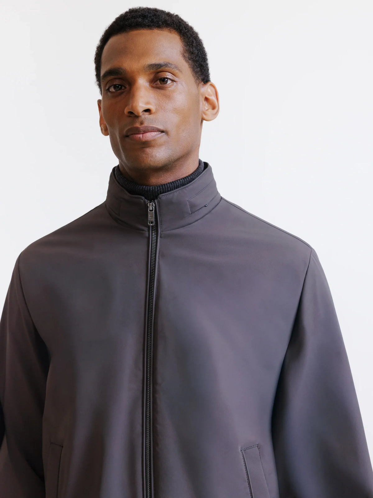 Blouson avec capuche marron - IZAC