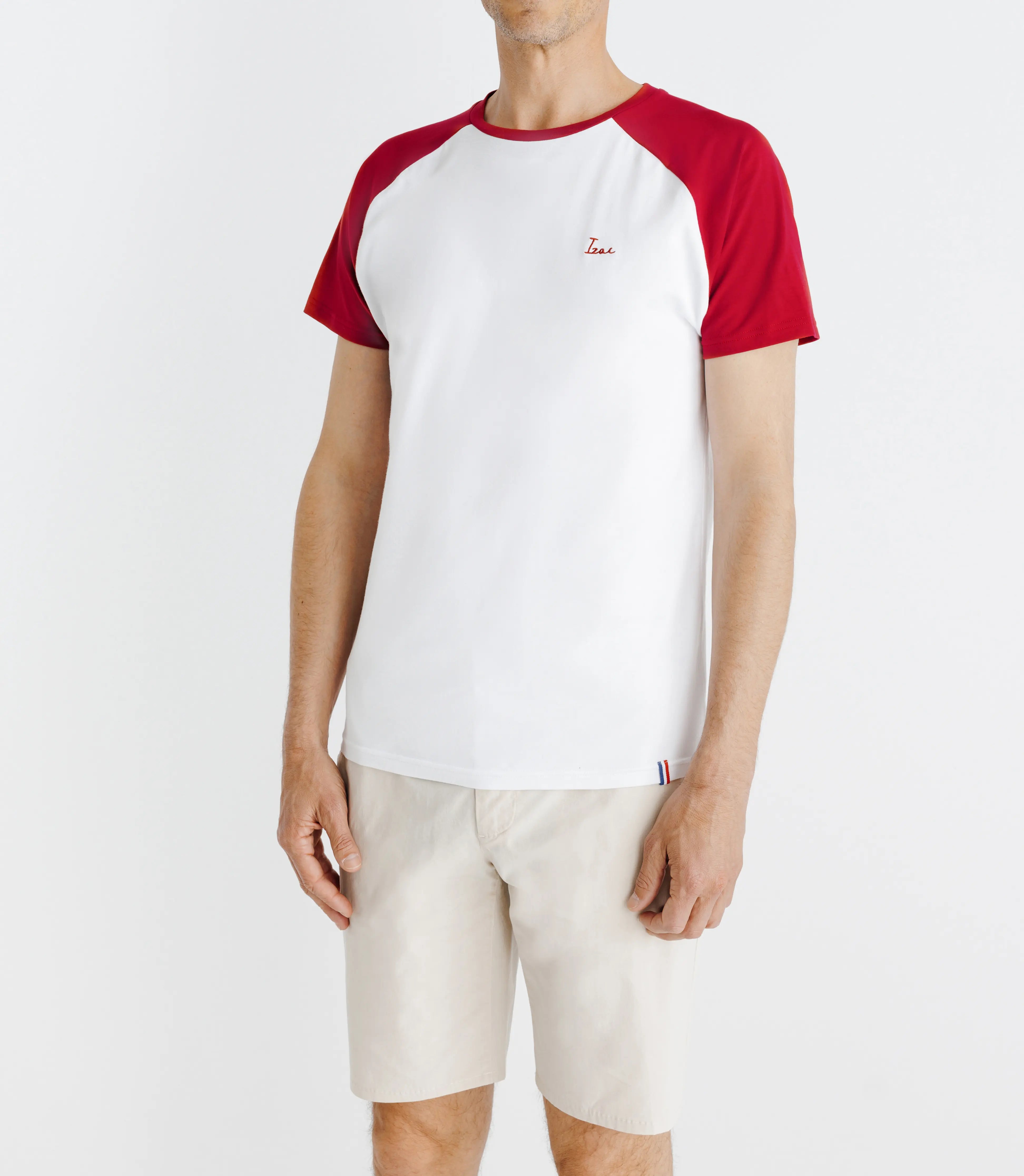 T-shirt manches courtes rouge - IZAC