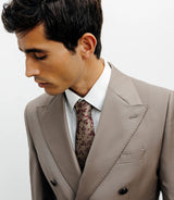 Costume croisé taupe - IZAC