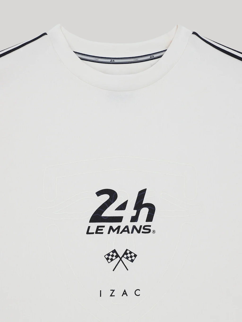 T-shirt col rond écru 24h Le Mans - IZAC
