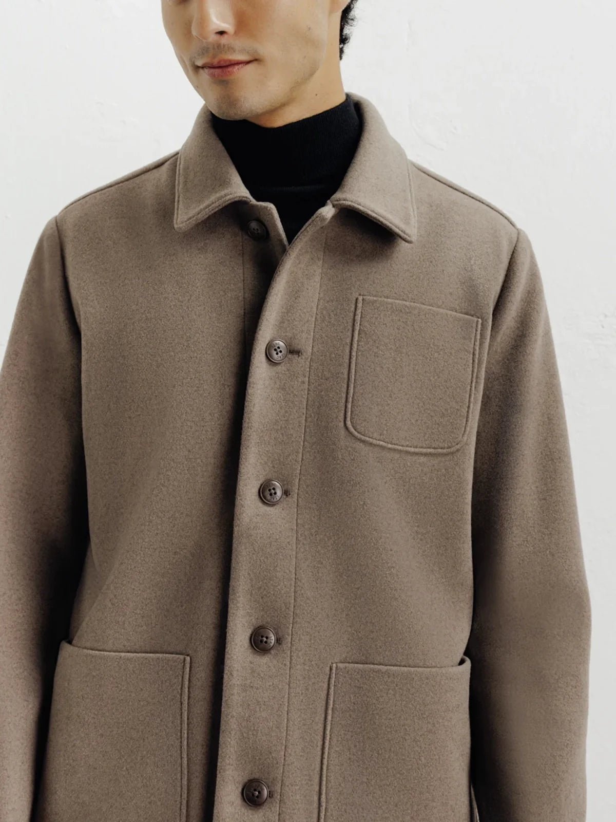 Veste casual 3 poches taupe - IZAC