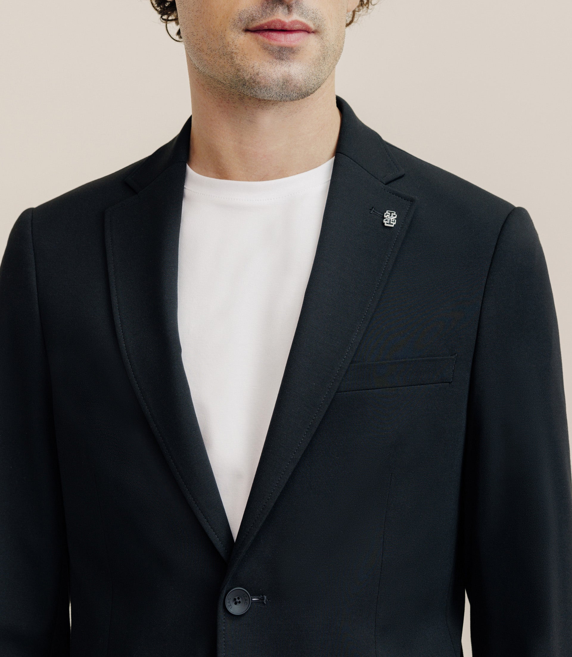 Veste en maille noire - IZAC