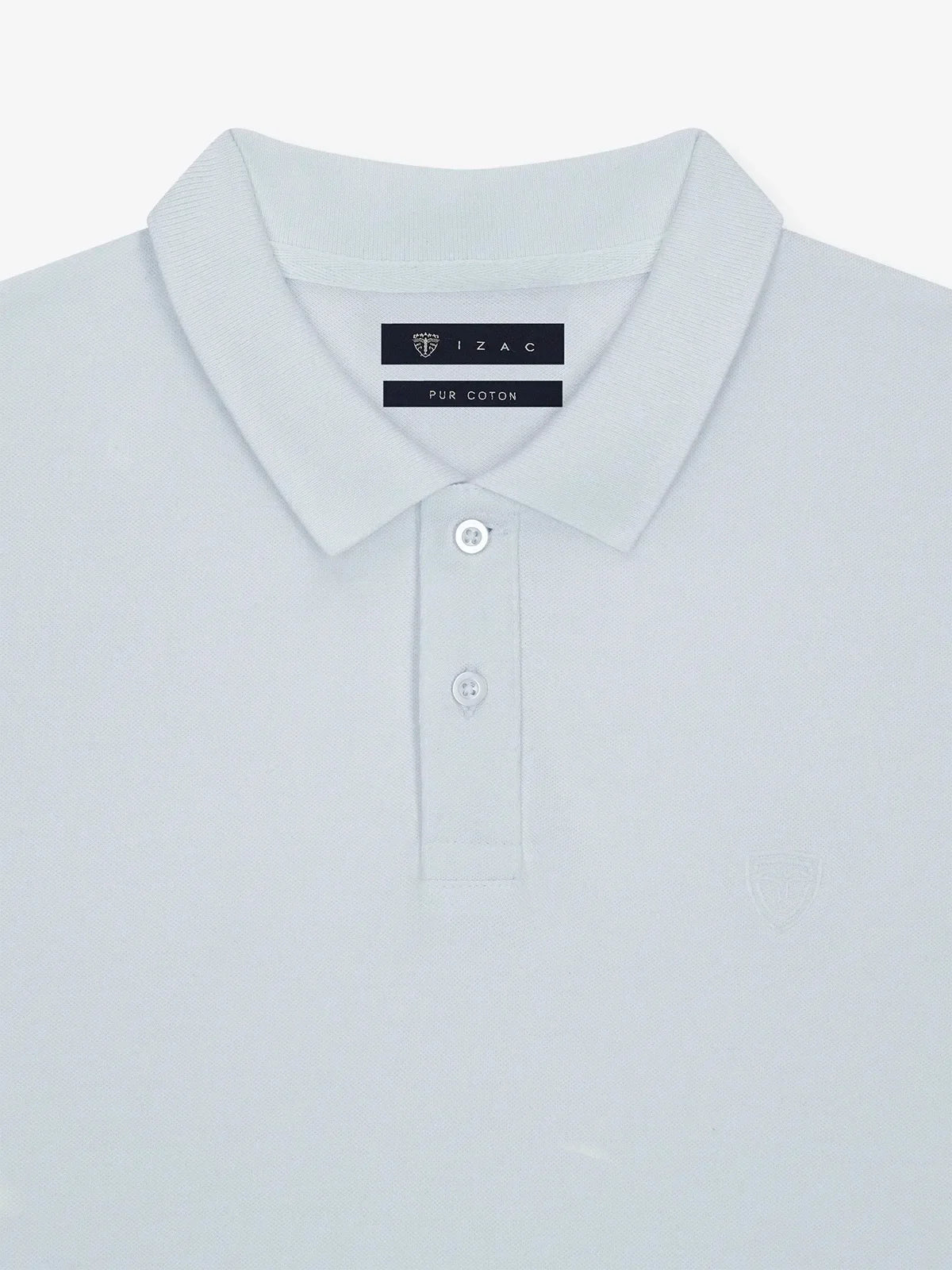 Polo piqué ciel - IZAC