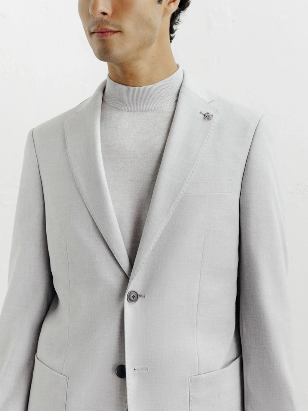 Veste ville en flanelle gris clair - IZAC