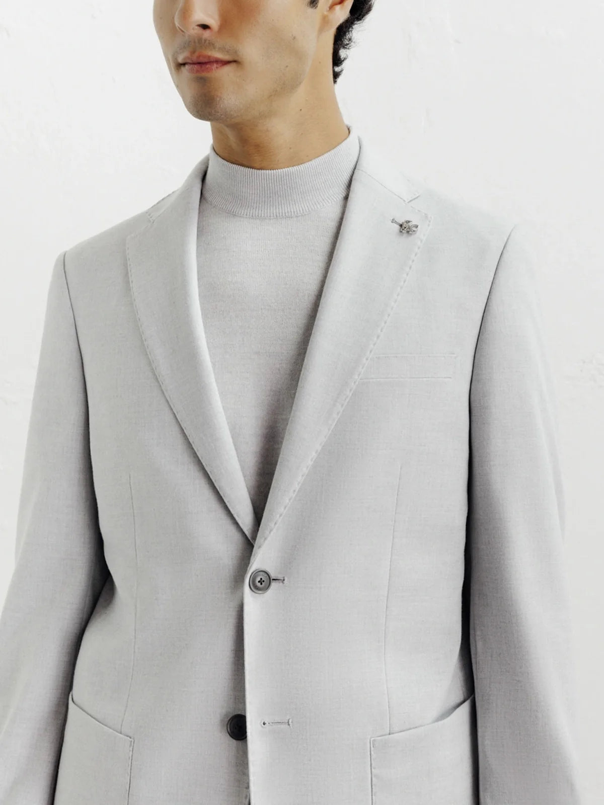 Veste ville en flanelle gris clair - IZAC