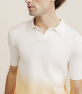 Polo en maille dégradé pêche - IZAC