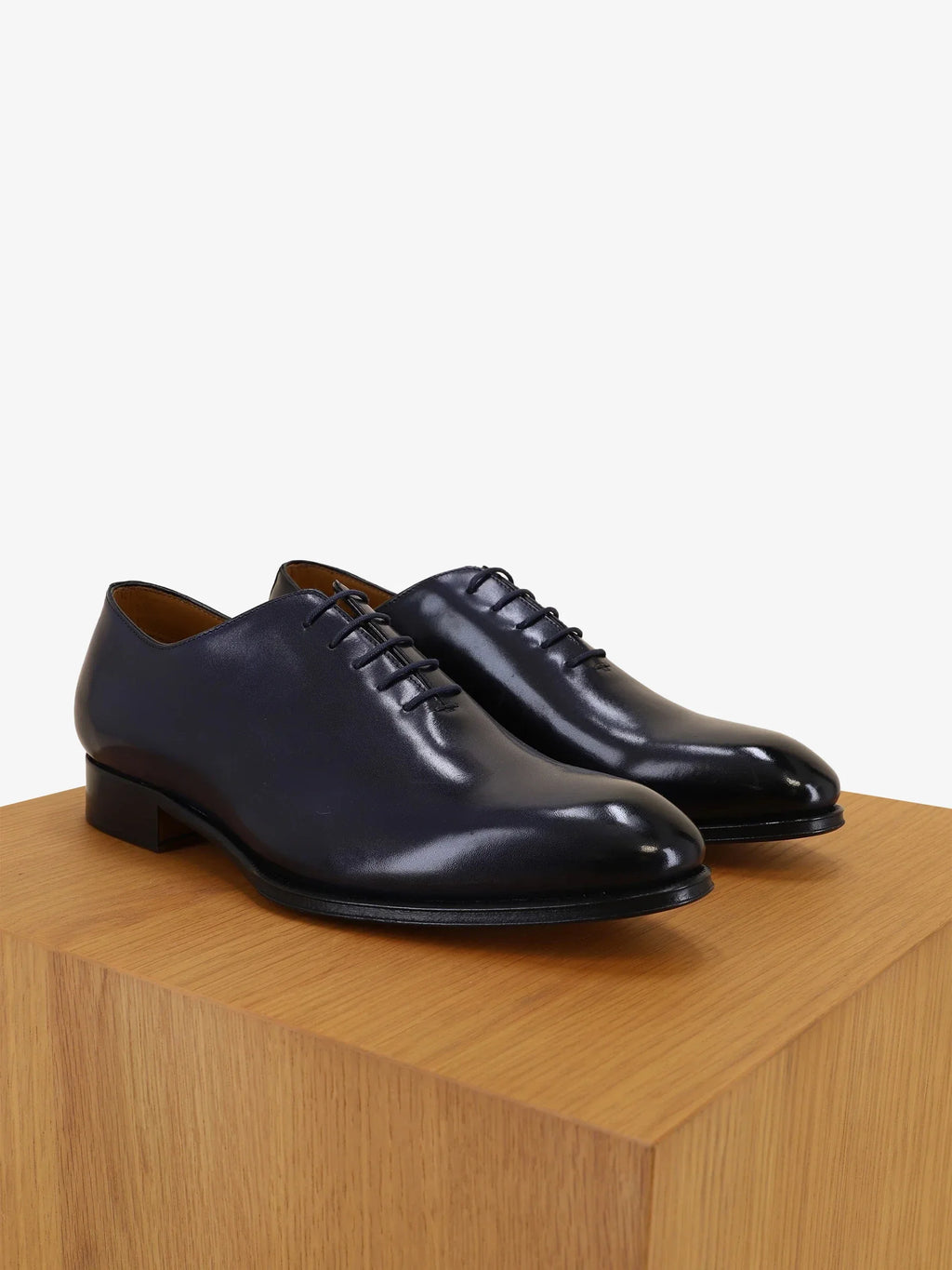 Richelieu en cuir marine - IZAC