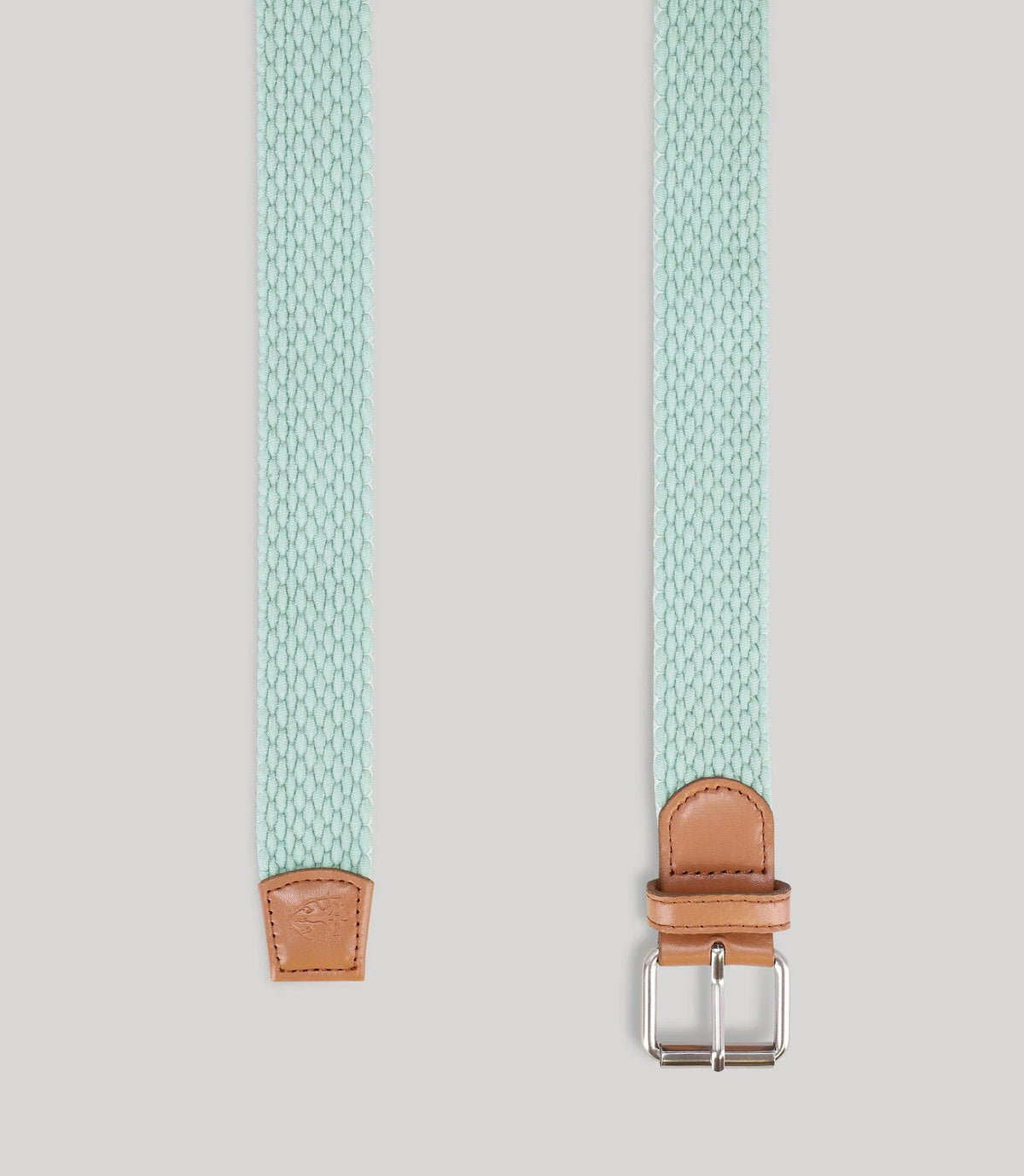 Ceinture tressée vert clair - IZAC