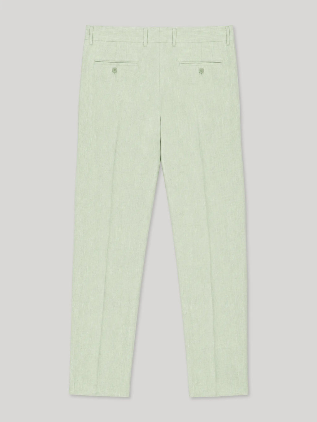 Pantalon ville 100% lin vert eau - IZAC