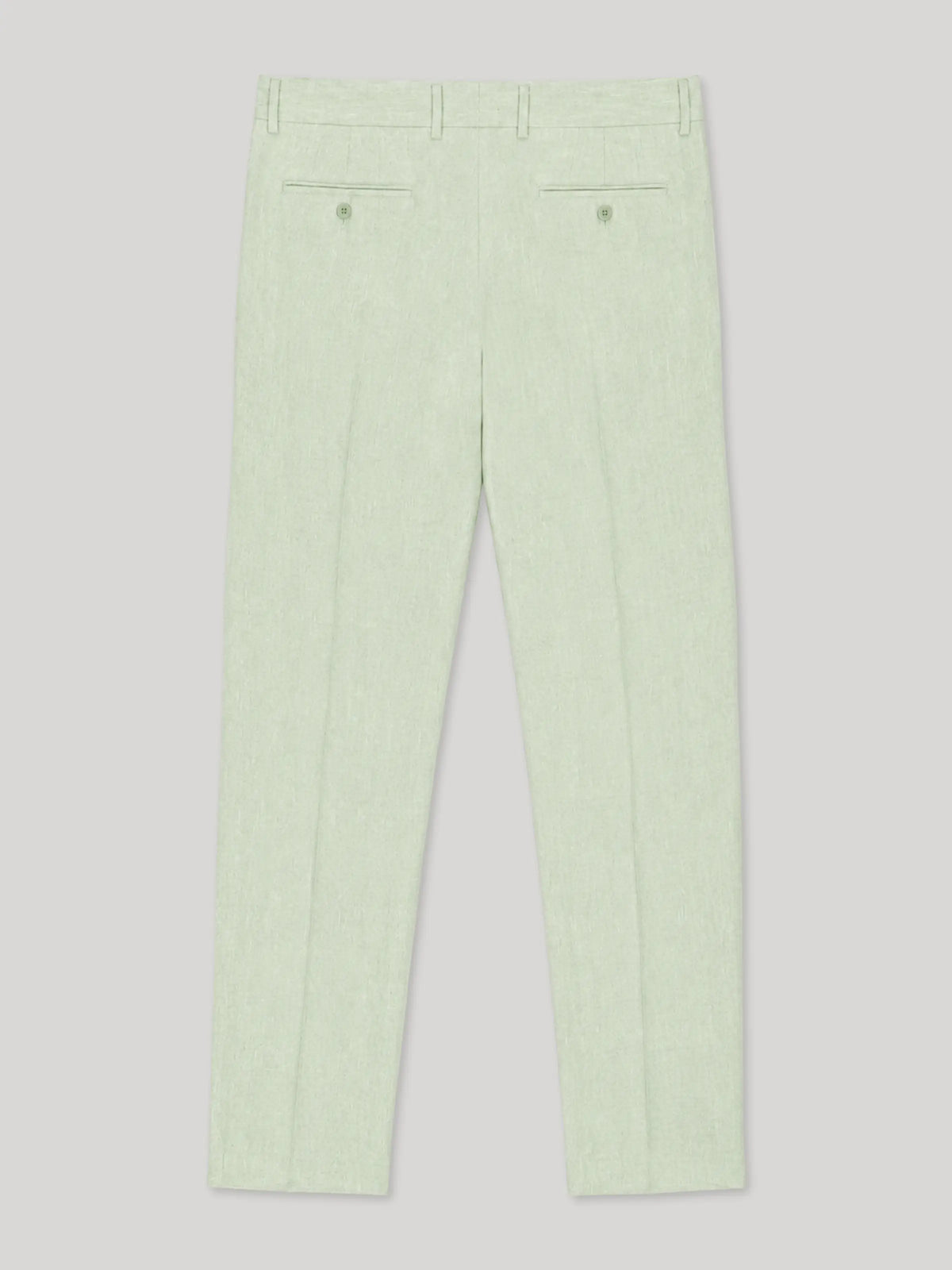 Pantalon ville 100% lin vert eau - IZAC