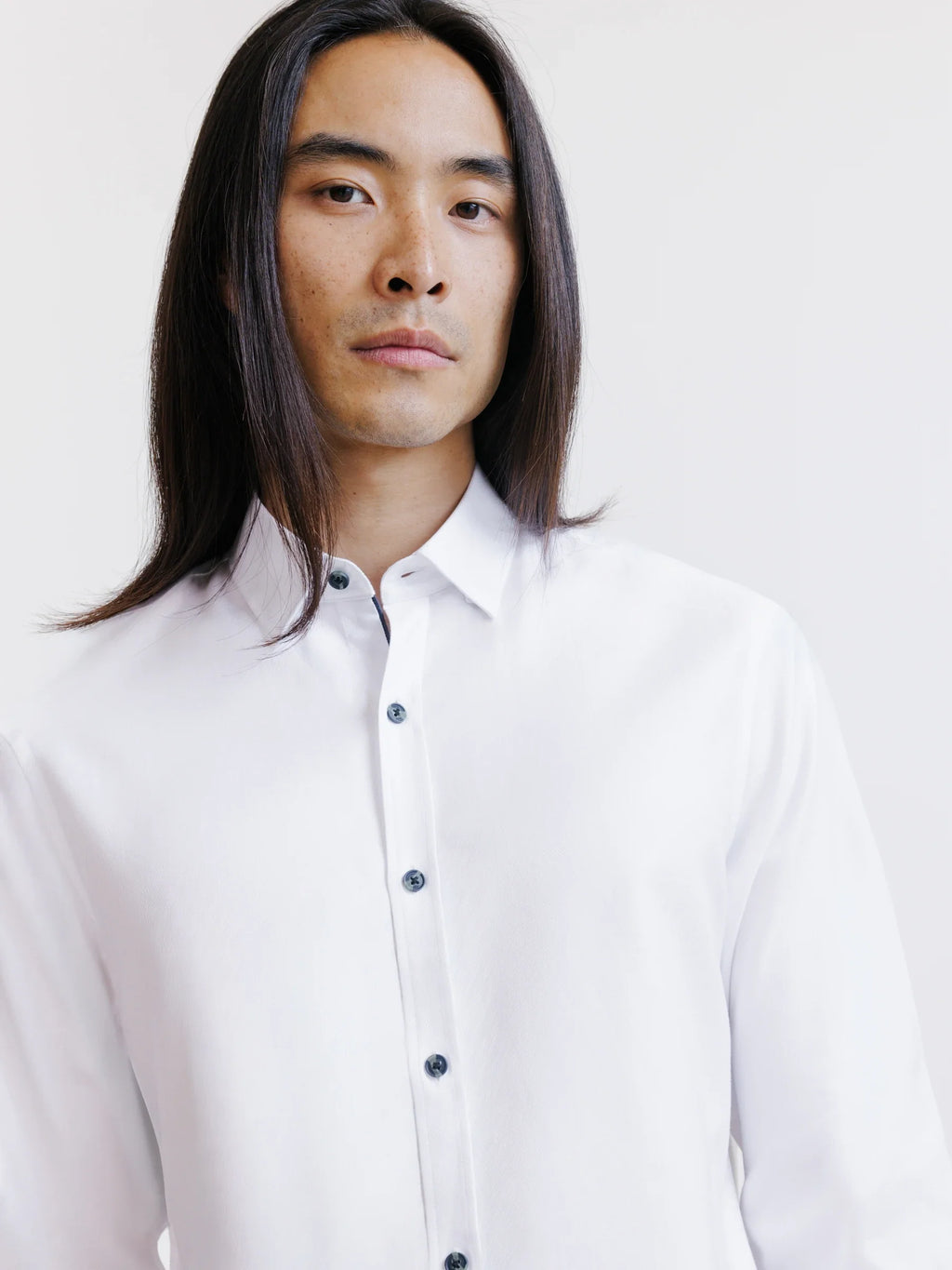 Chemise avec coudières blanches - IZAC