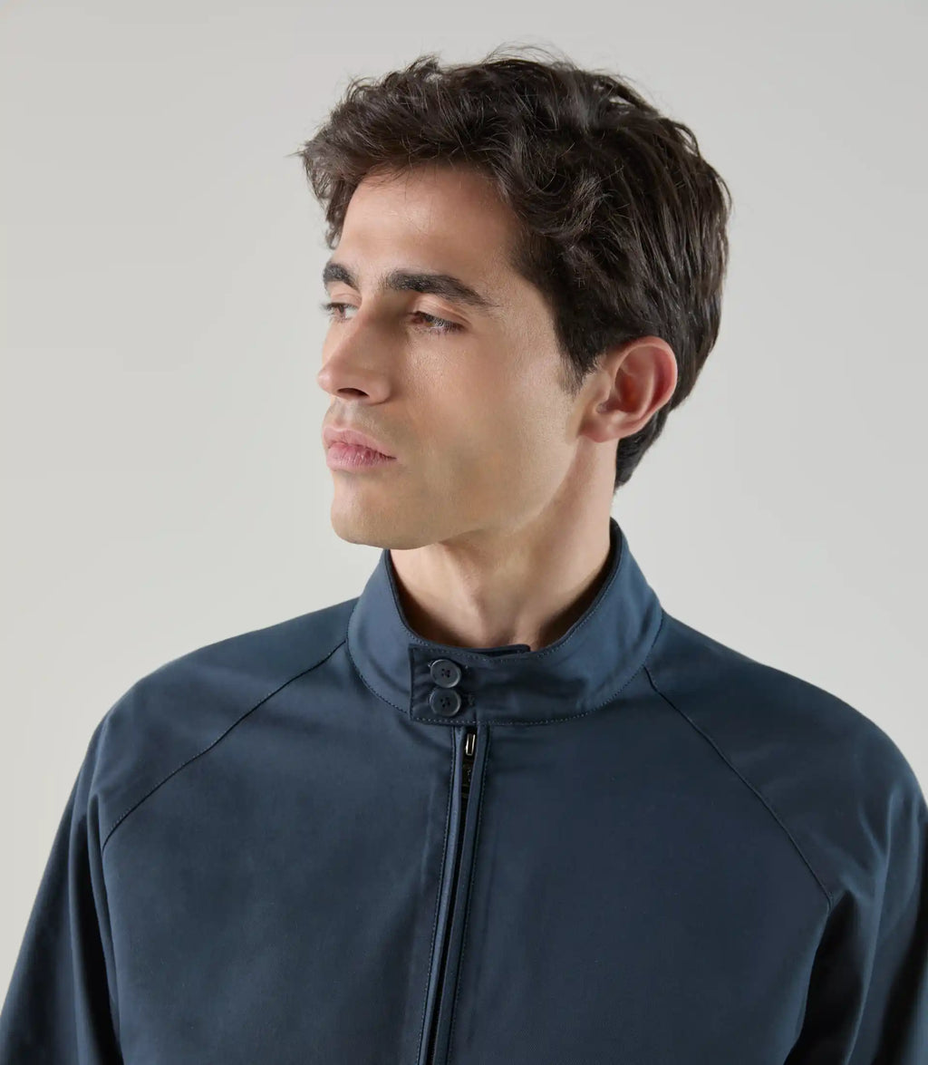 Blouson à manches raglan marine - IZAC