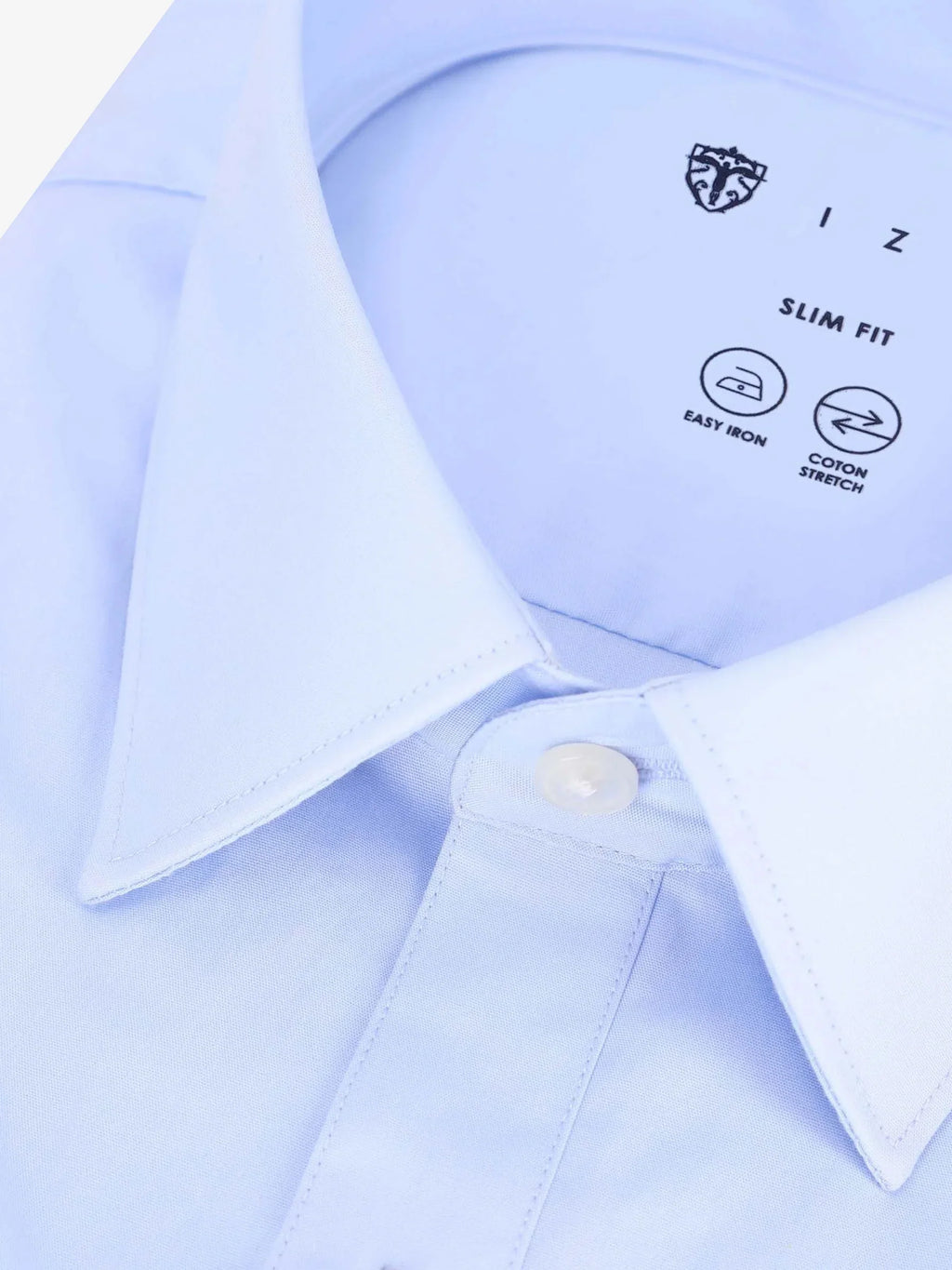 Chemise ville unie ciel - IZAC