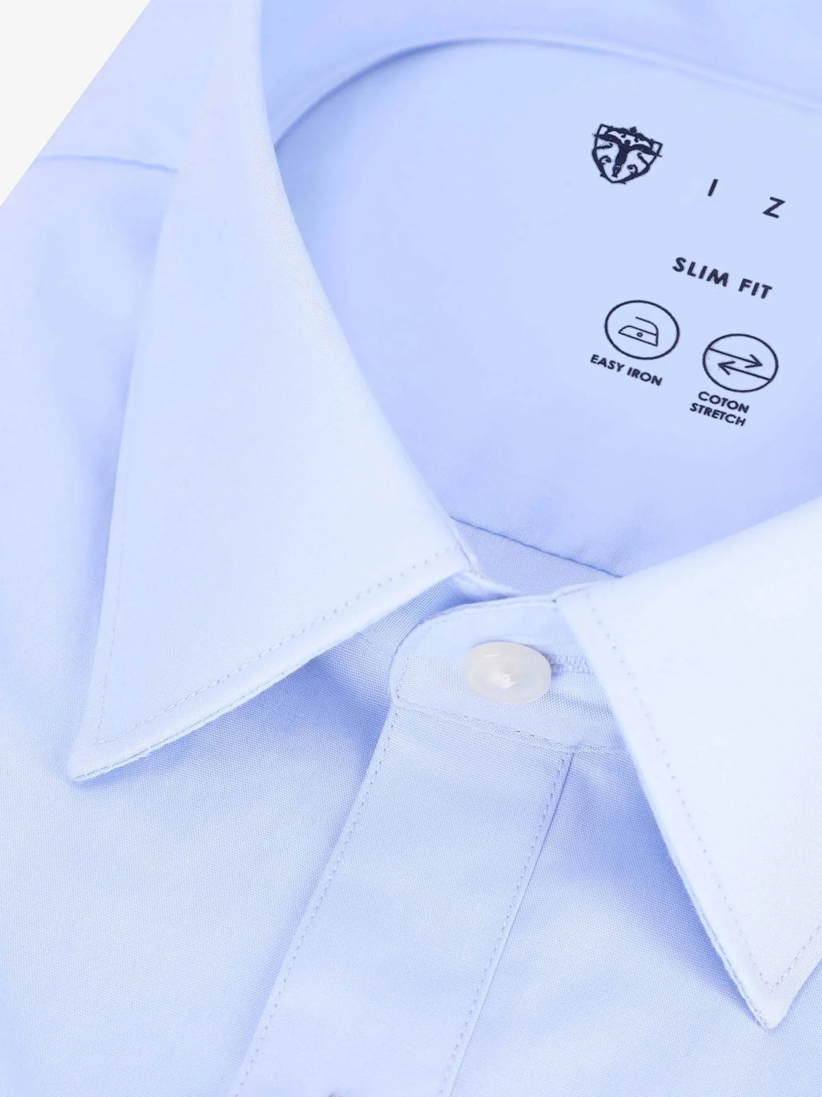 Chemise ville unie ciel - IZAC