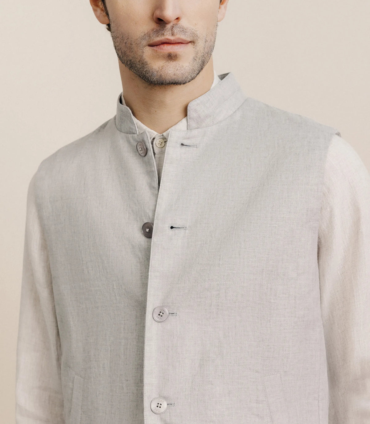 Blouson sans manche gris - IZAC