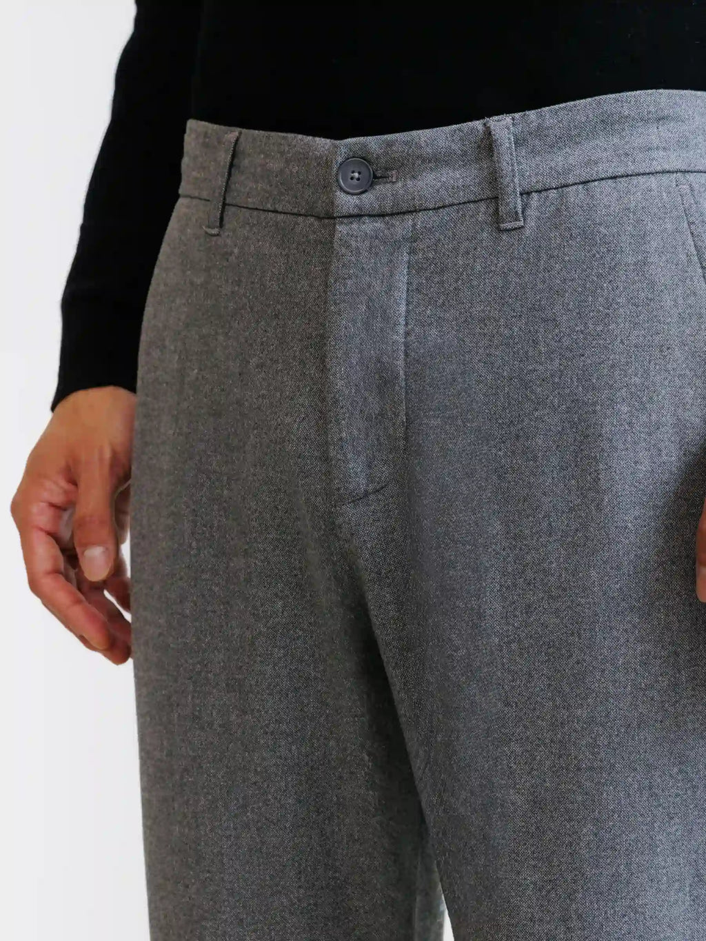 Pantalon flanelle gris - IZAC