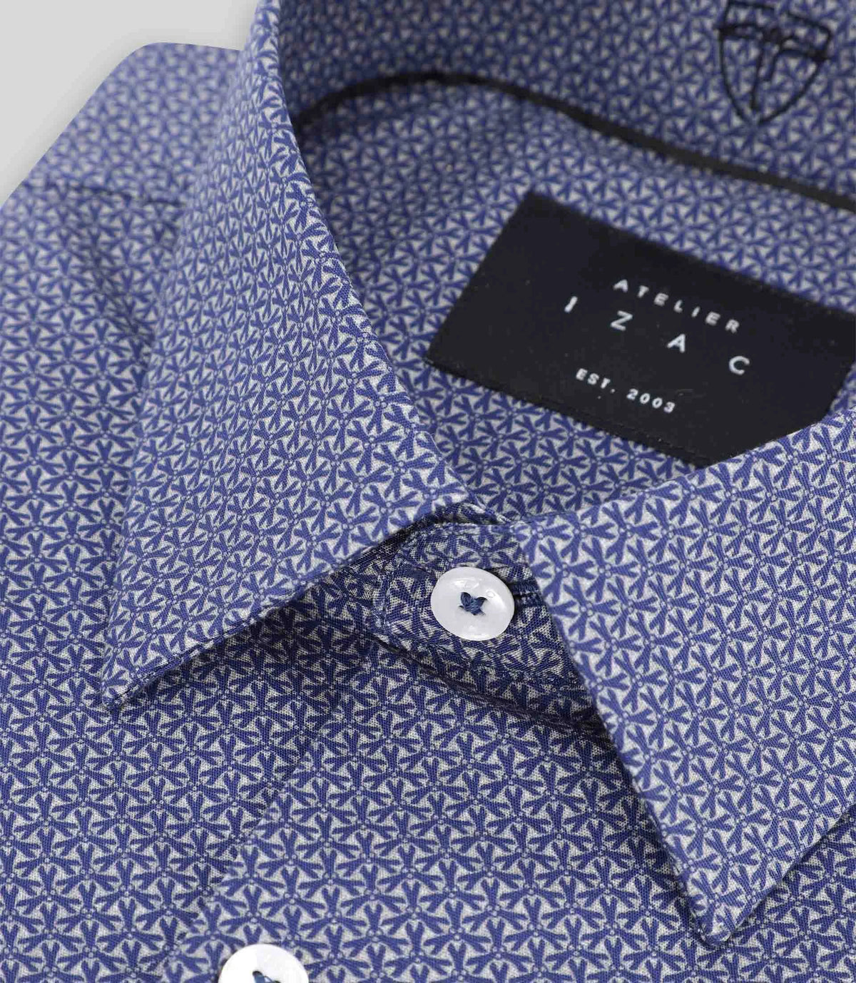 Chemise fantaisie marine - IZAC