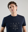 T-shirt à manches courtes marine - IZAC