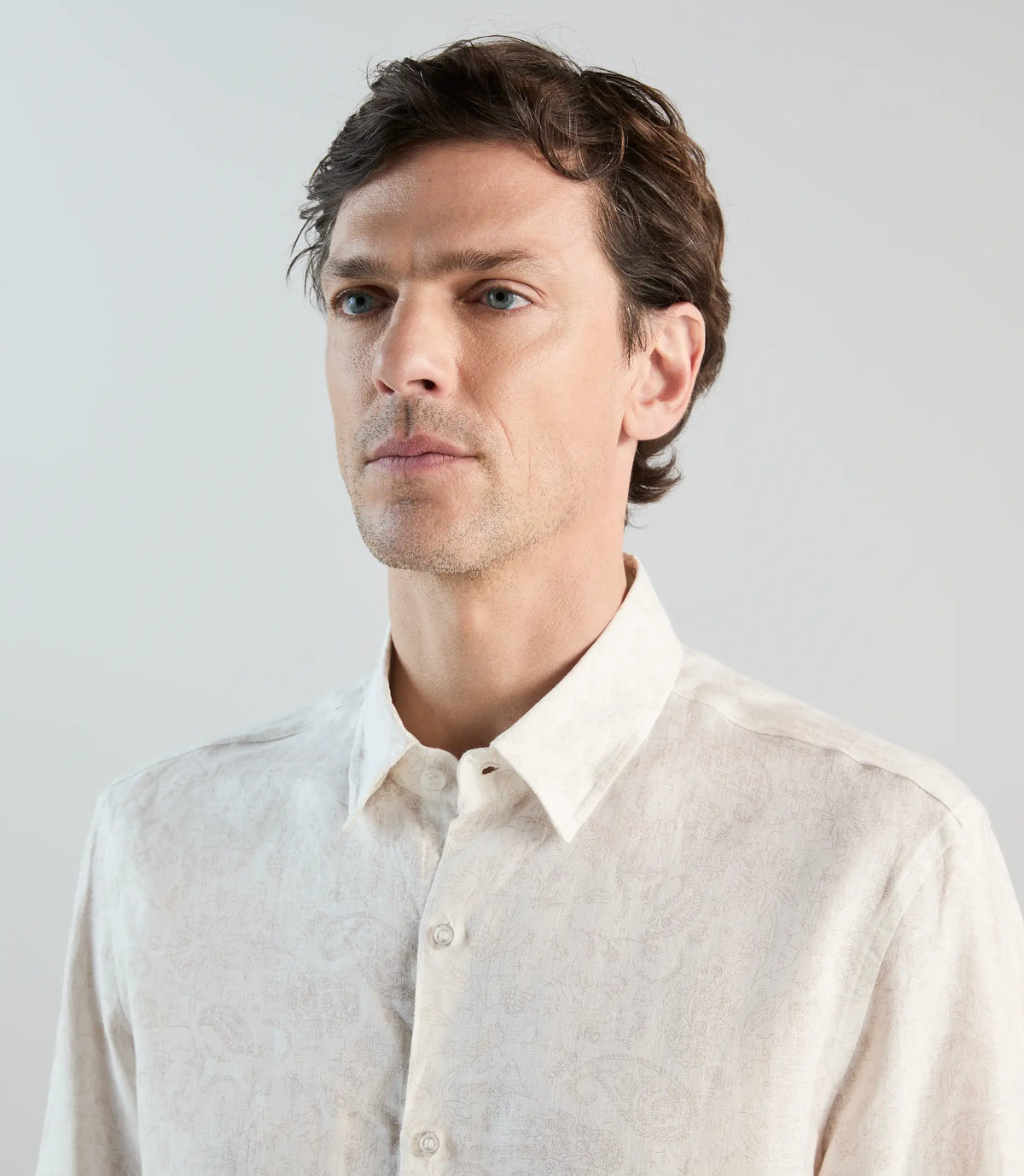 Chemise casual blanche - IZAC