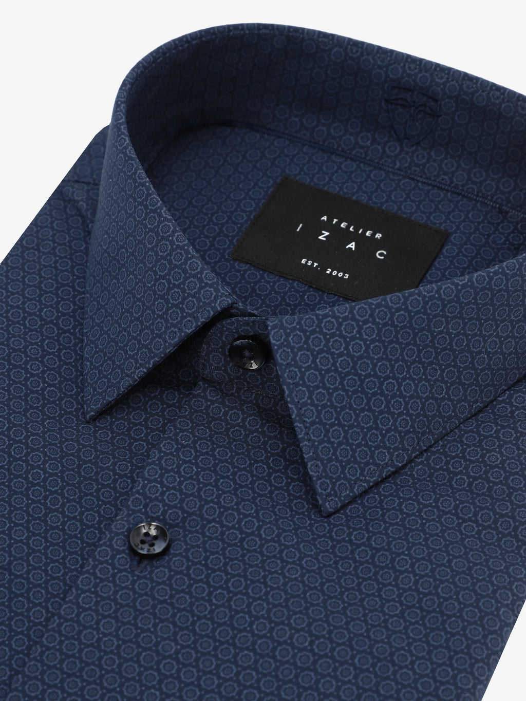 Chemise ville imprimée marine - IZAC
