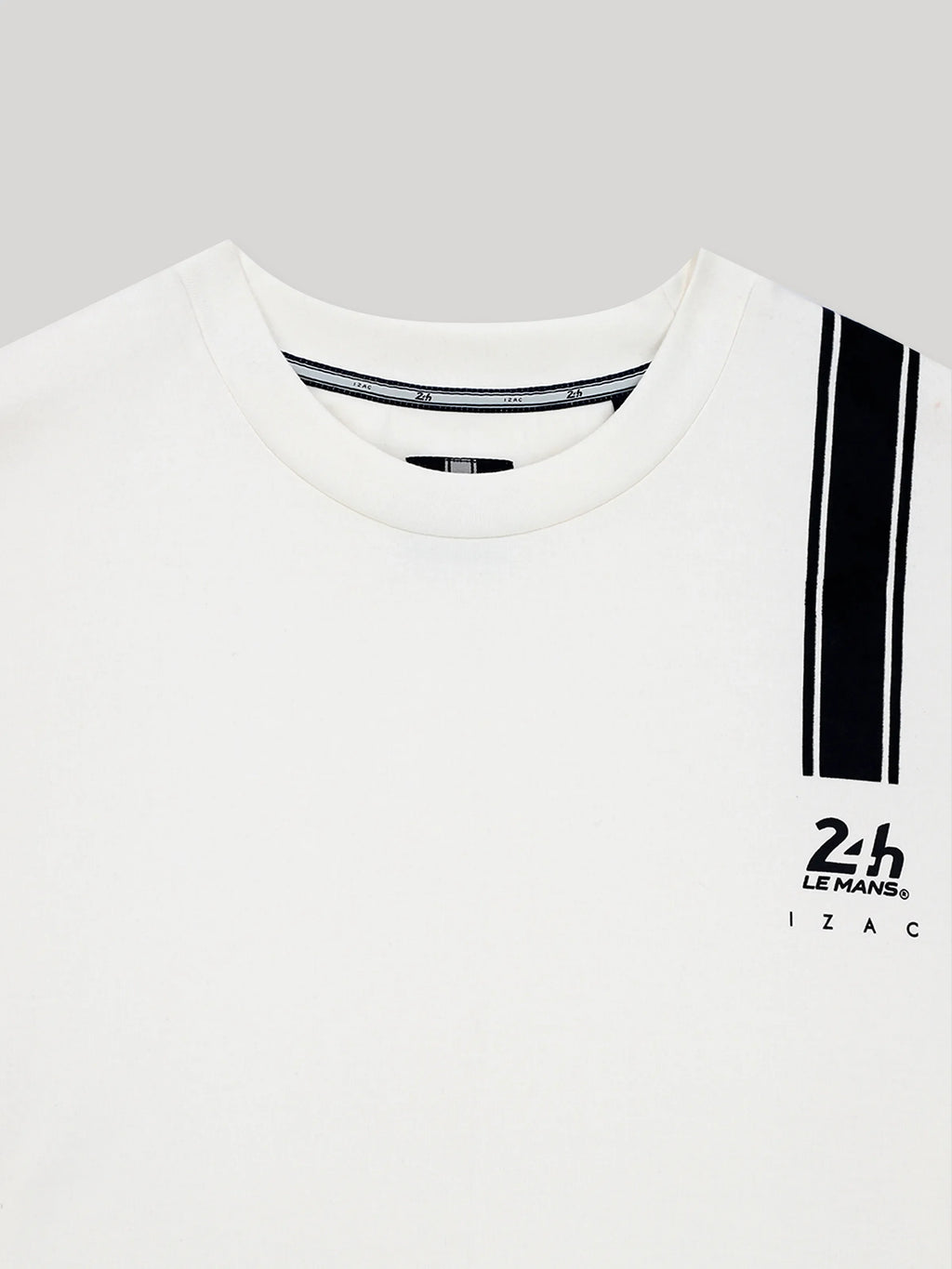 T-shirt col rond écru 24h Le Mans - IZAC