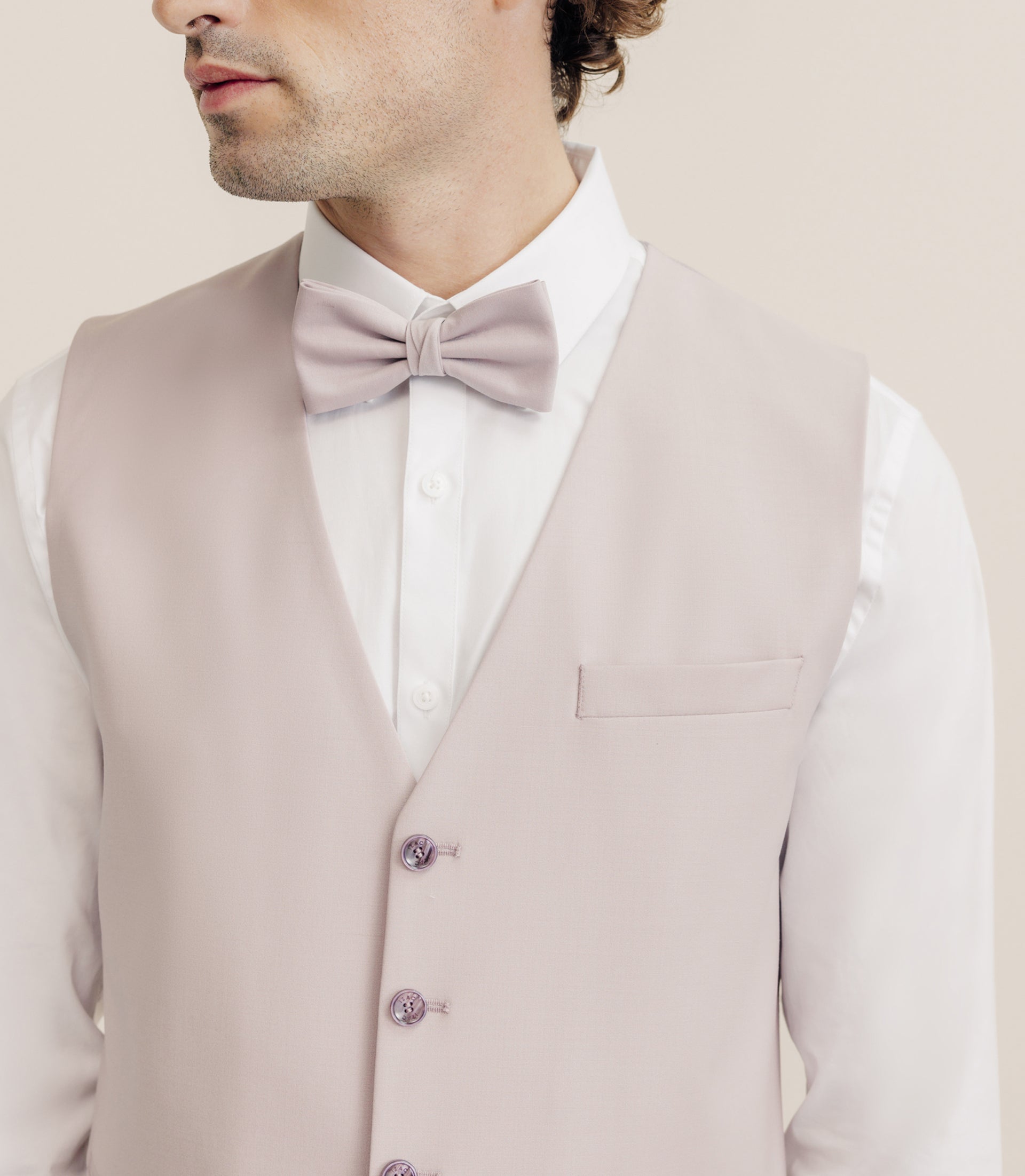 Gilet ville en laine majoritaire rose - IZAC