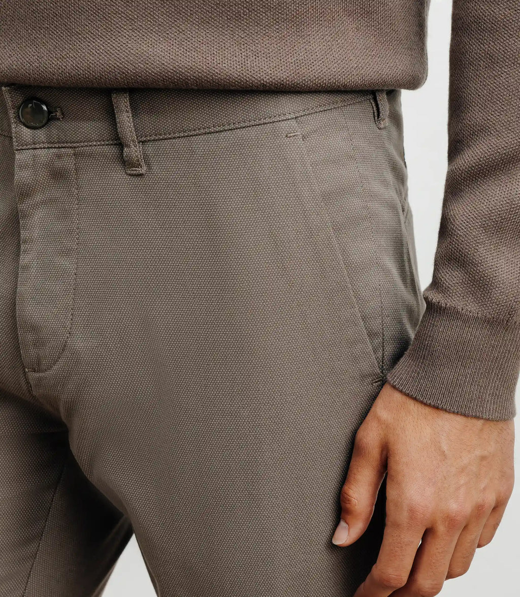 Pantalon armuré slim taupe - IZAC