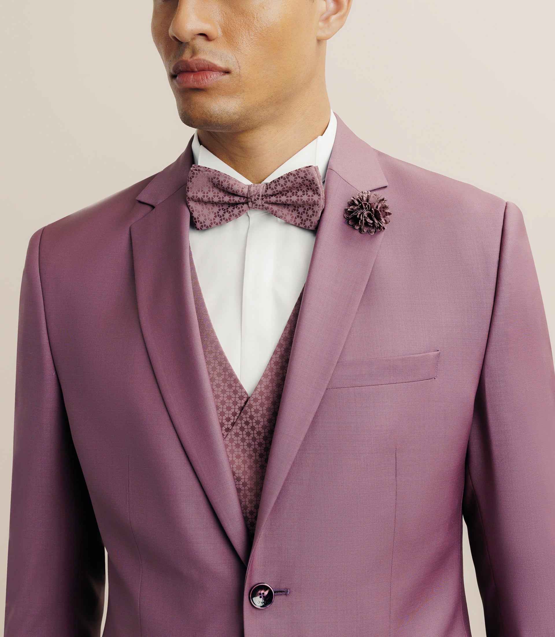 Costume 3 pièces violet - IZAC