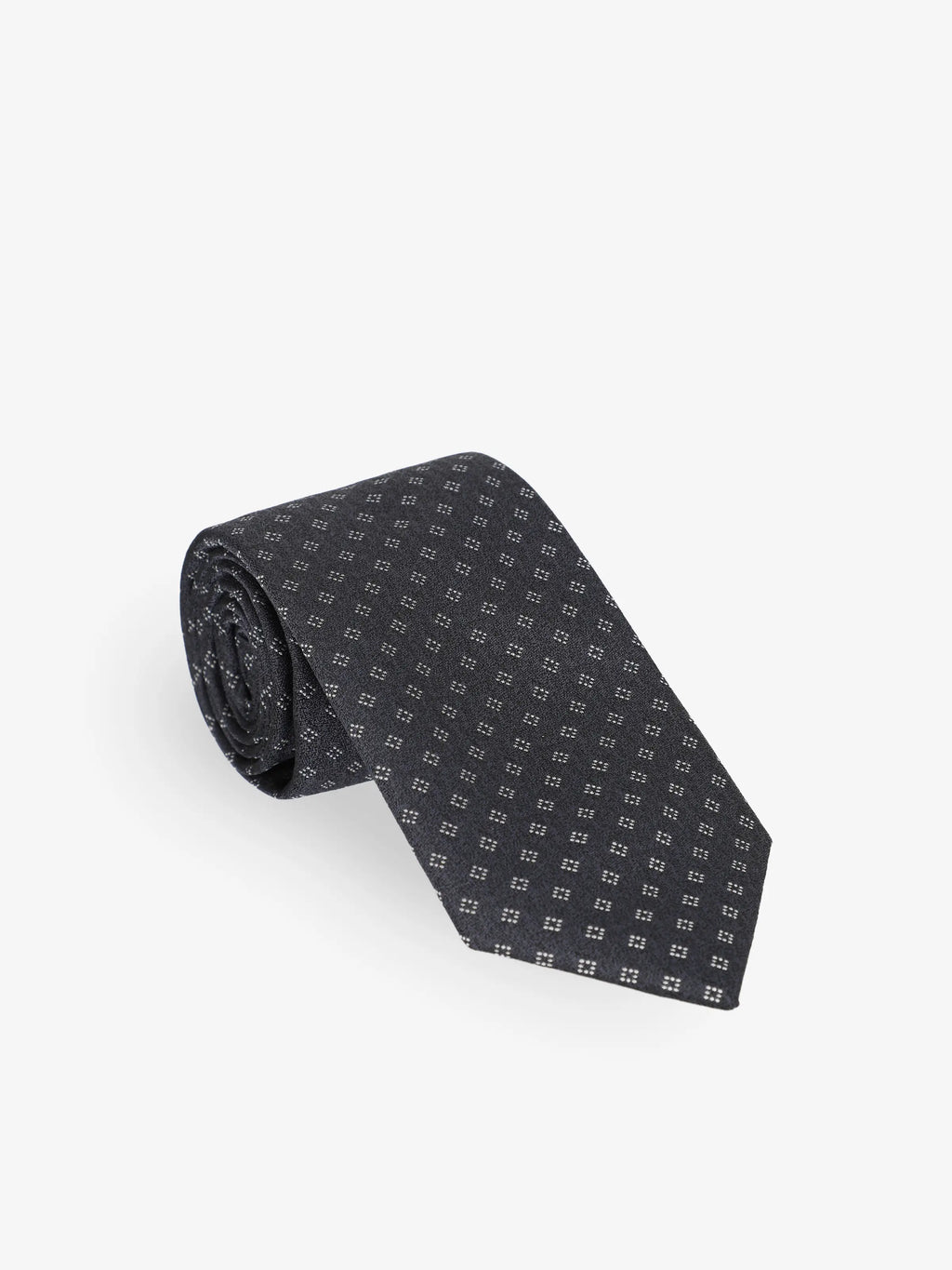 Cravate fantaisie anthracite - IZAC