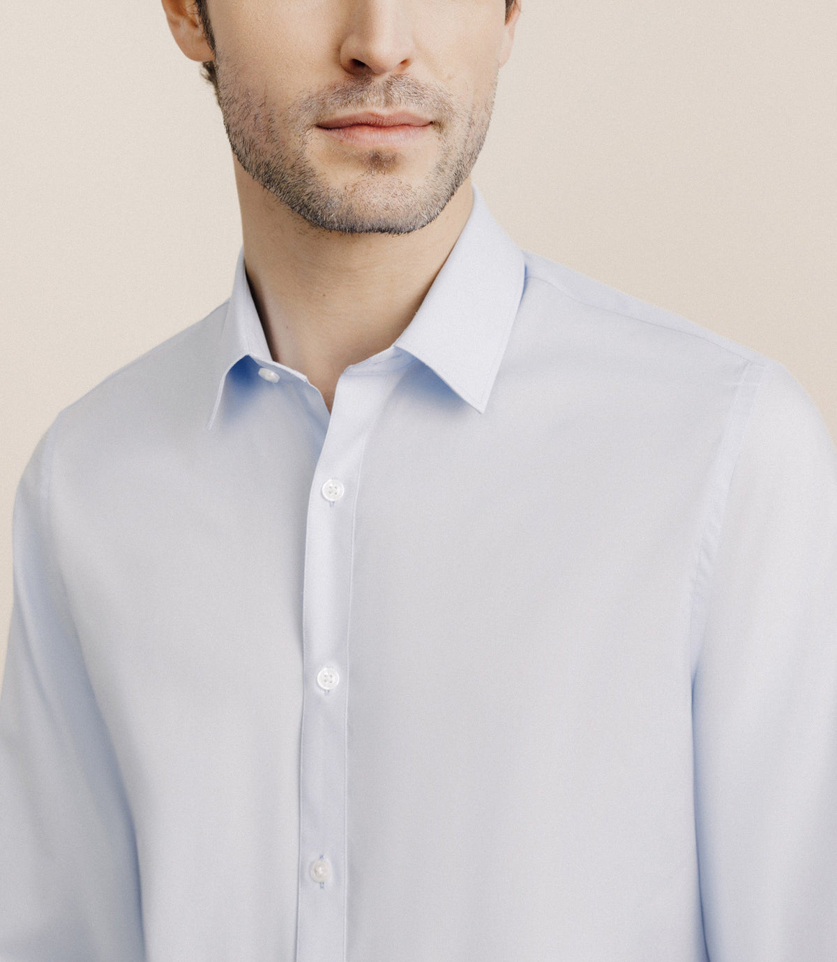Chemise col français ciel - IZAC