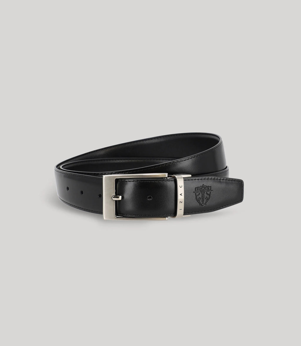 Ceinture réversible noire - IZAC