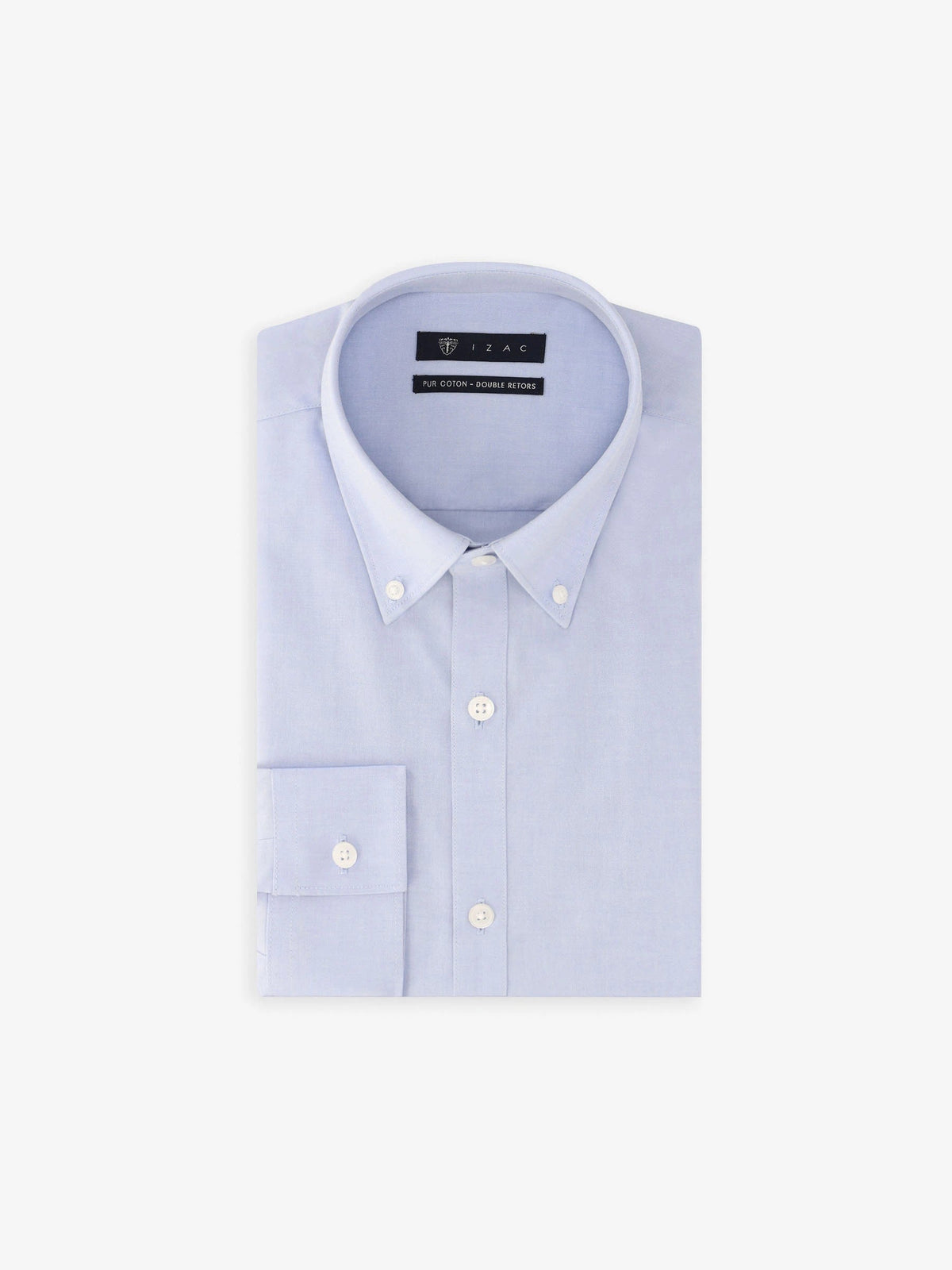 Chemise col américain ciel - IZAC