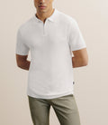 Polo col zip écru - IZAC