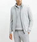 Doudoune sans manches gris clair - IZAC