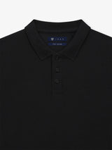 Polo boutonné noir - IZAC