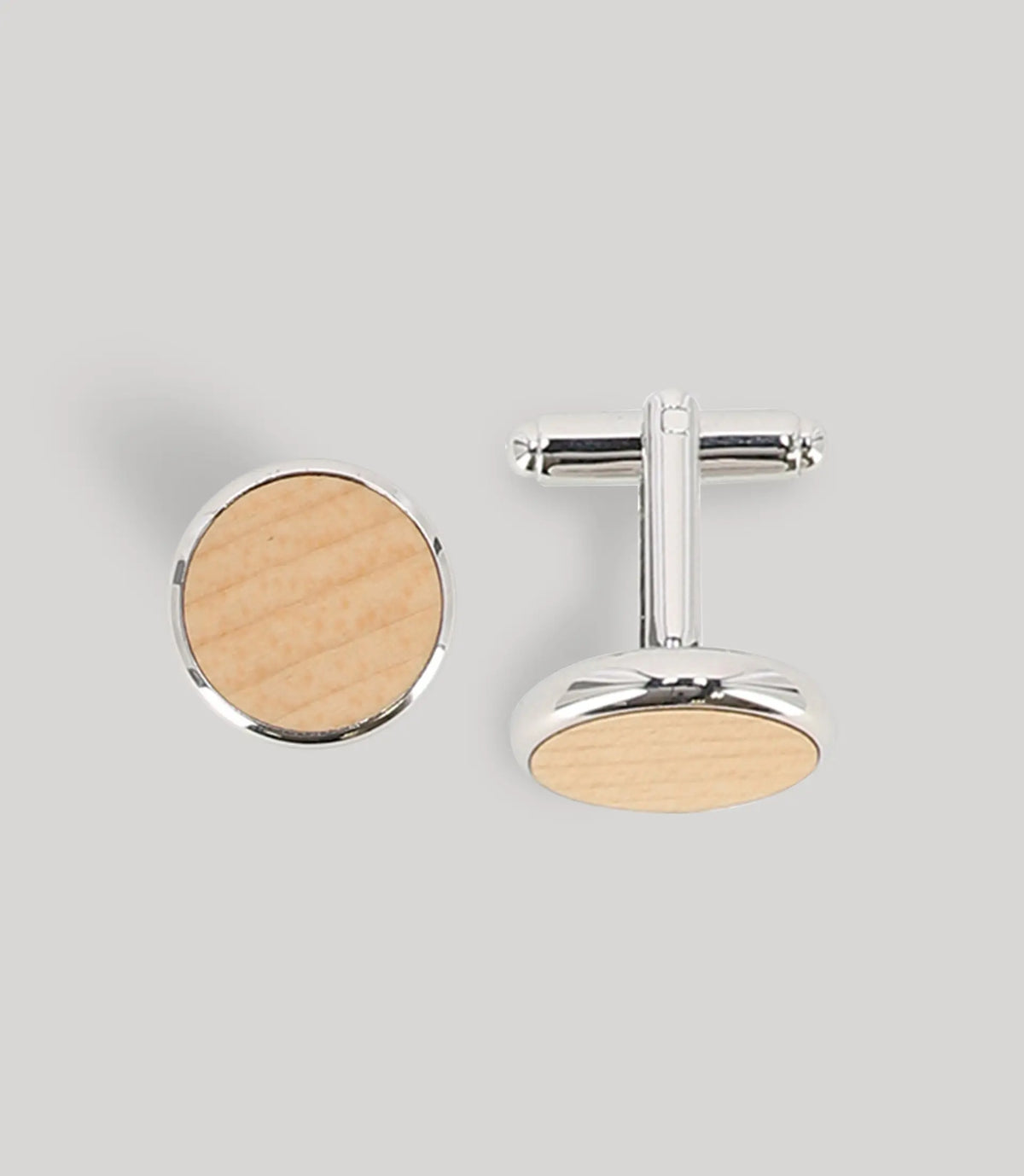 Boutons de manchette beige - IZAC