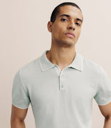 Polo col ouvert vert - IZAC