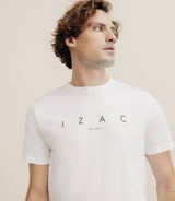 T-shirt imprimé blanc - IZAC