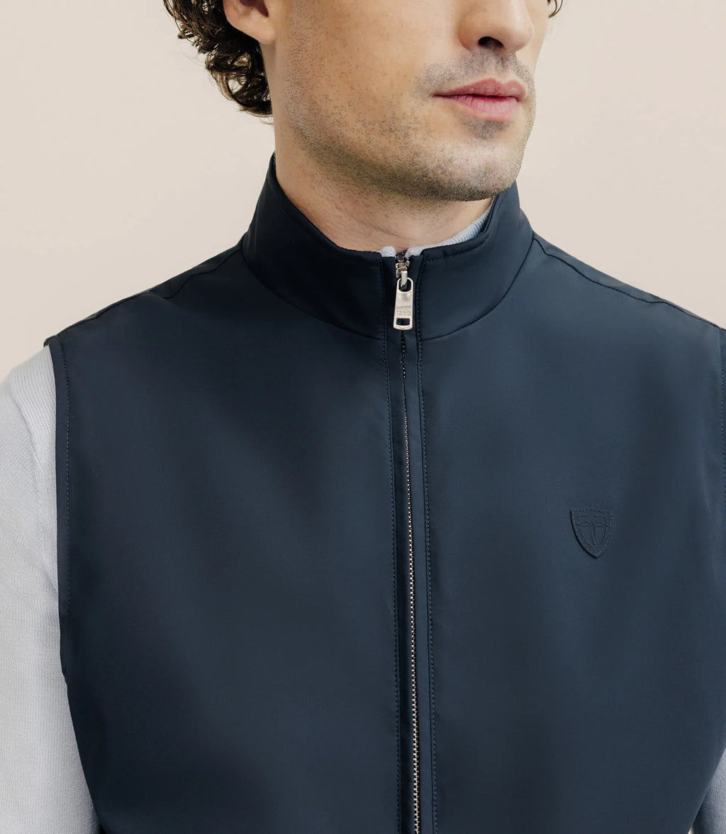Blouson sans manche marine - IZAC