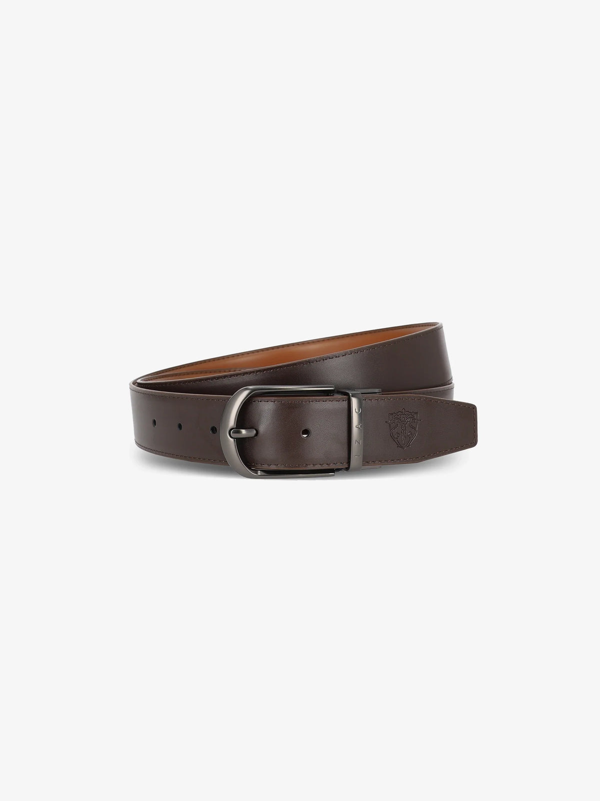 Ceinture réversible marron - IZAC