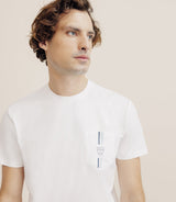 T-shirt à poche blanc - IZAC