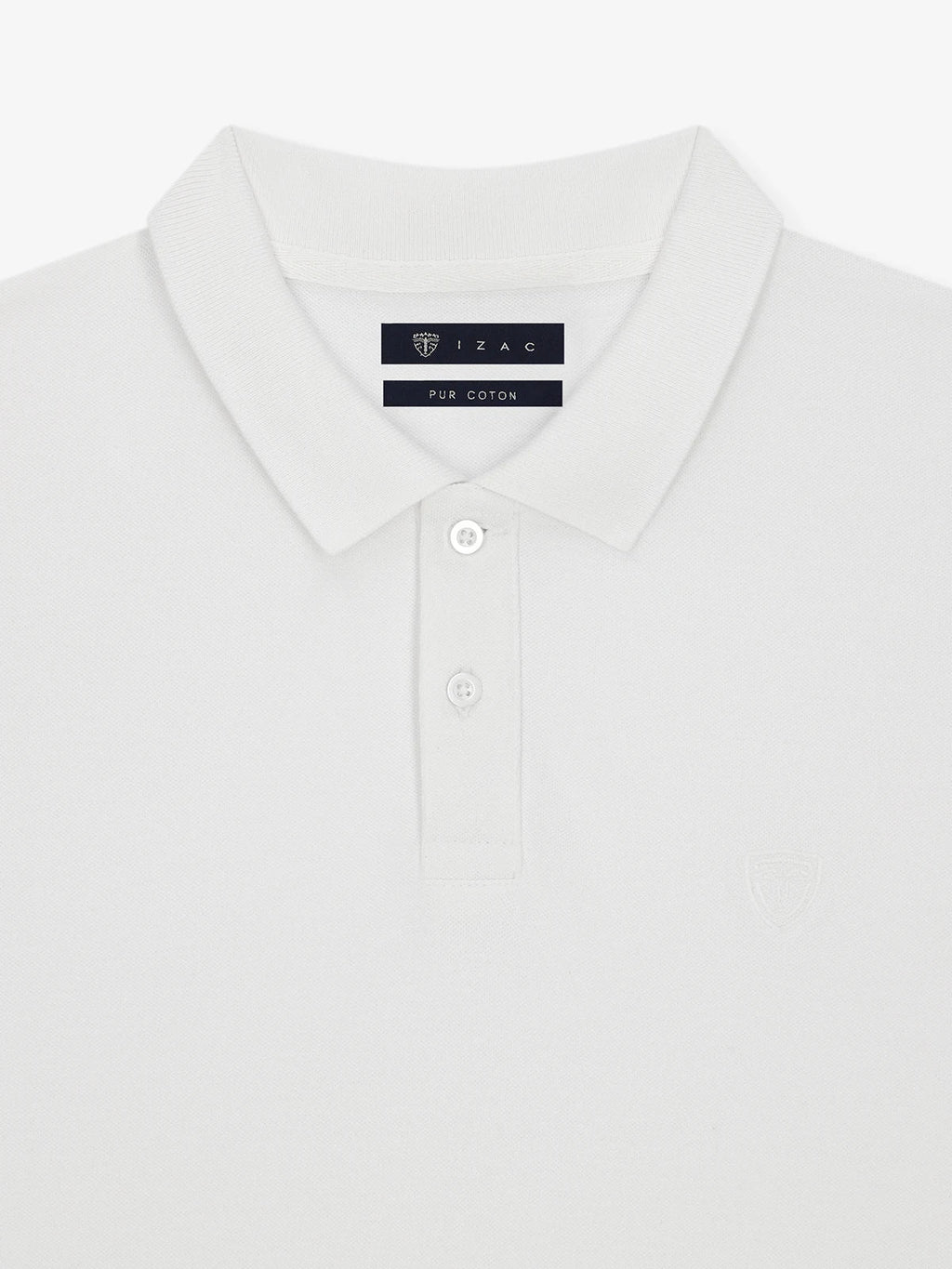Polo piqué blanc - IZAC