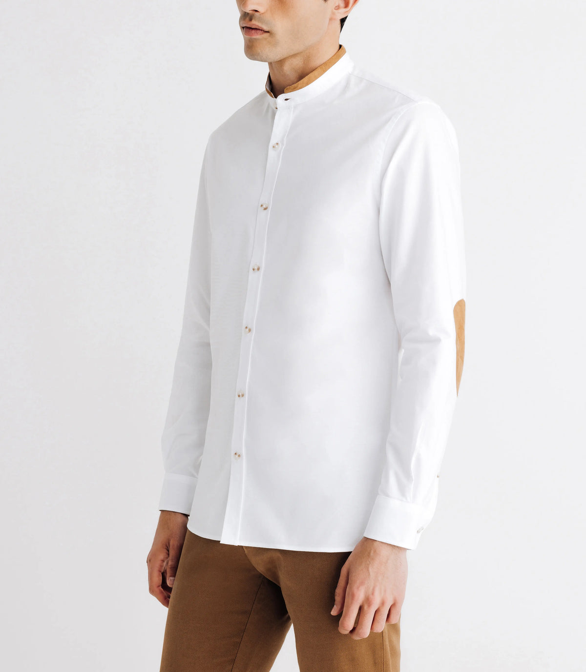 Chemise à coudières blanche - IZAC