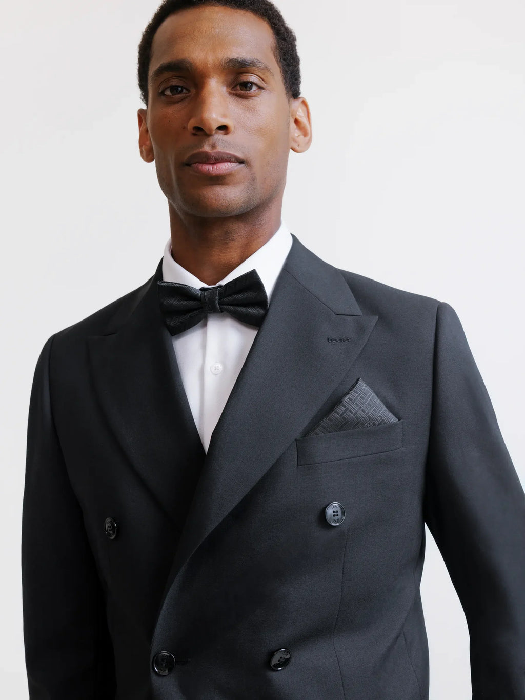 Costume croisé noir - IZAC