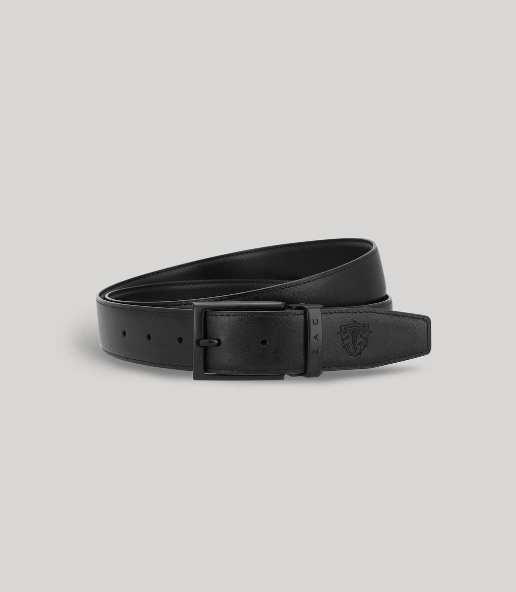 Ceinture réversible noire - IZAC