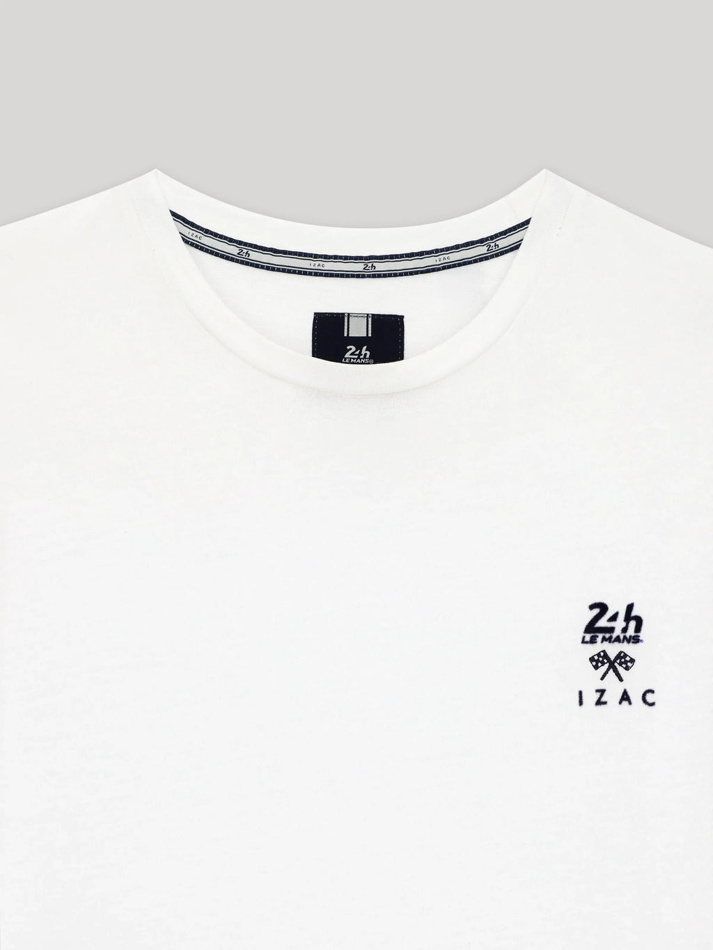 T-shirt col rond blanc 24h Le Mans - IZAC