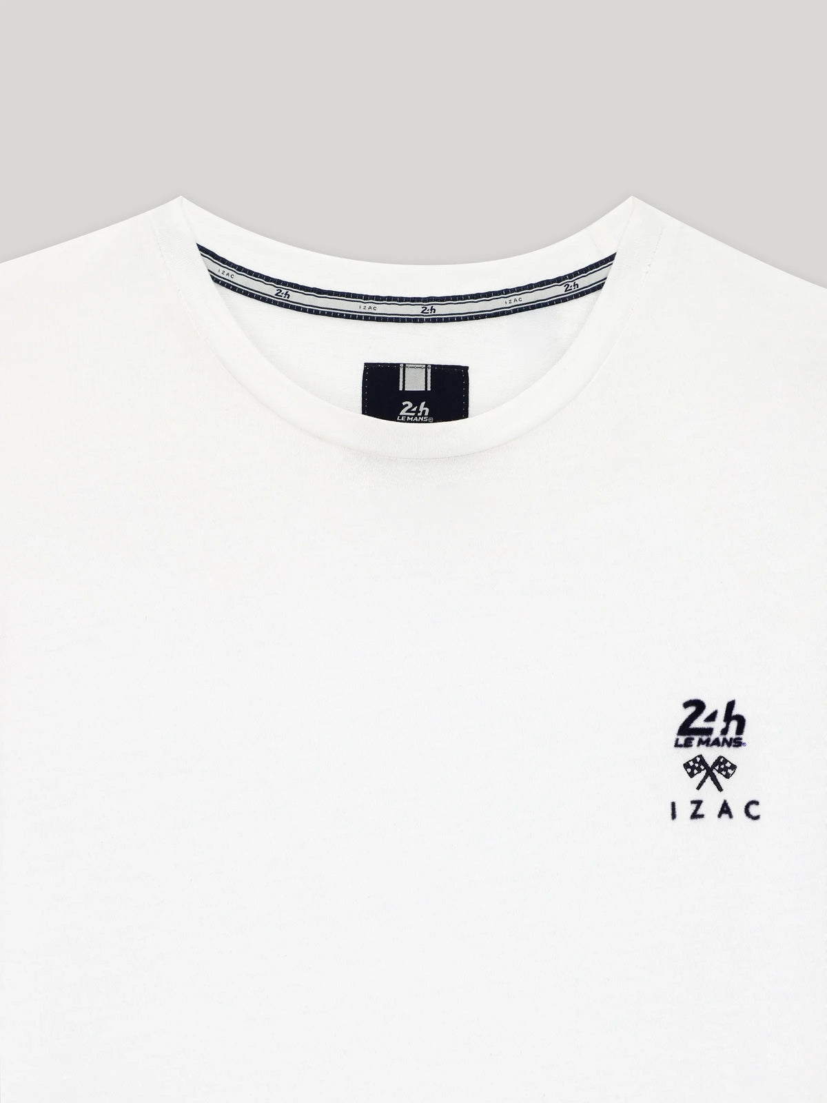 T-shirt col rond blanc 24h Le Mans - IZAC